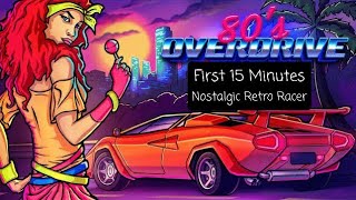 80's OVERDRIVE - Retro arcade racer - First few races + Time Trial Mode. (PC 1080p) screenshot 5