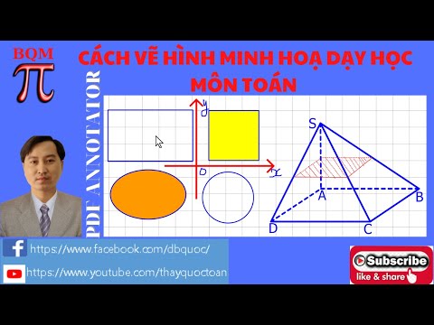 Video Cách vẽ hình trong phần mềm PDF annotator cho giáo... - youtube