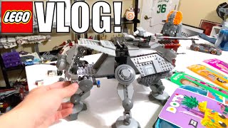 LEGO Building, Cleaning, & Unboxing! (RARE LEGO Star Wars Display) | MandRproductions LEGO Vlog!