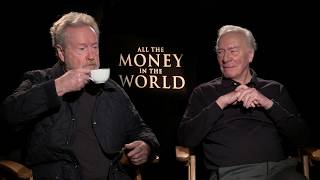 ALL THE MONEY IN THE WORLD: Christopher Plummer & Ridley Scott