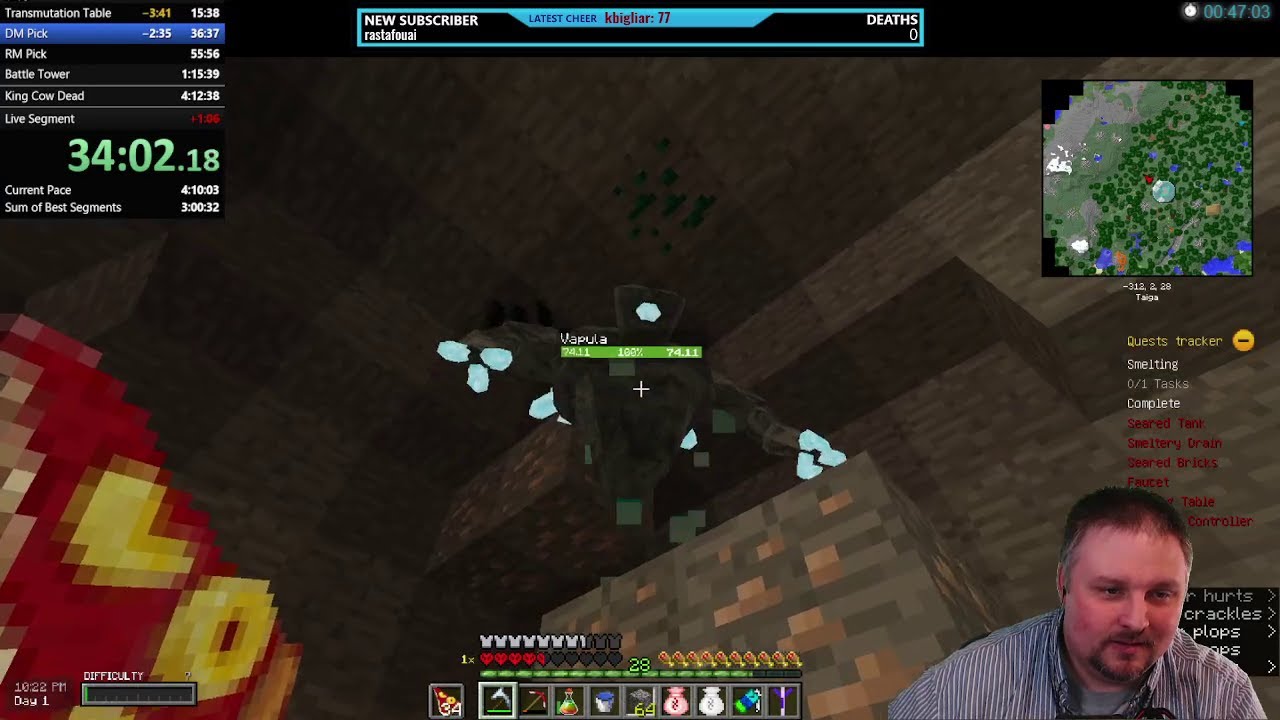 New PB! - MadPack 4 Speed Run Day 11 - 2021-08-06 - Twitch VOD Archive