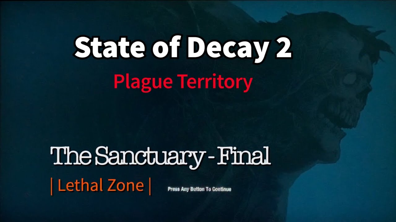 State of Decay 2 | Lethal Plague Territory | Sanctuary - FINAL