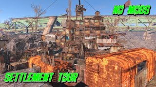 Outpost zimonja - Scrap Tower - day and night tour (no mods) FALLOUT 4
