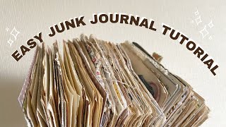 How to Make a Junk Journal | Step-by-step process & my top tips ✨