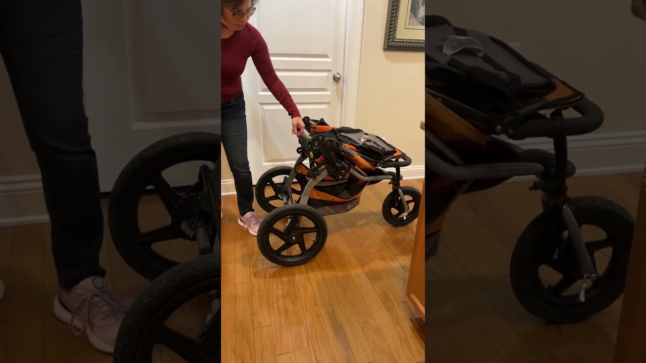 How To Open And Close A BOB Jogging Stroller