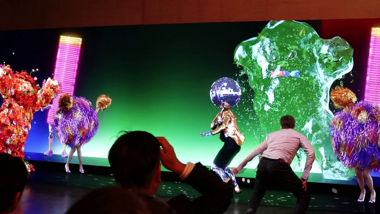 [CES 2017] Sony Booth - Dancing with Display