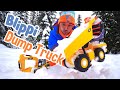 Blippi is playing in SNOW!!! | Explore with BLIPPI!!! | Educational Videos for Toddlers