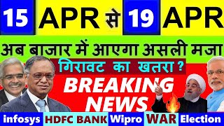   ? 4 BIG NEWSLATEST STOCK MARKET NEWSDALAL STREET WEEK AHEADINFY,WIPRO,HDFCBANK,WAR