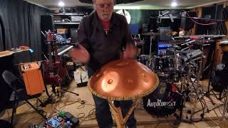 Handpan improvisations, with delay