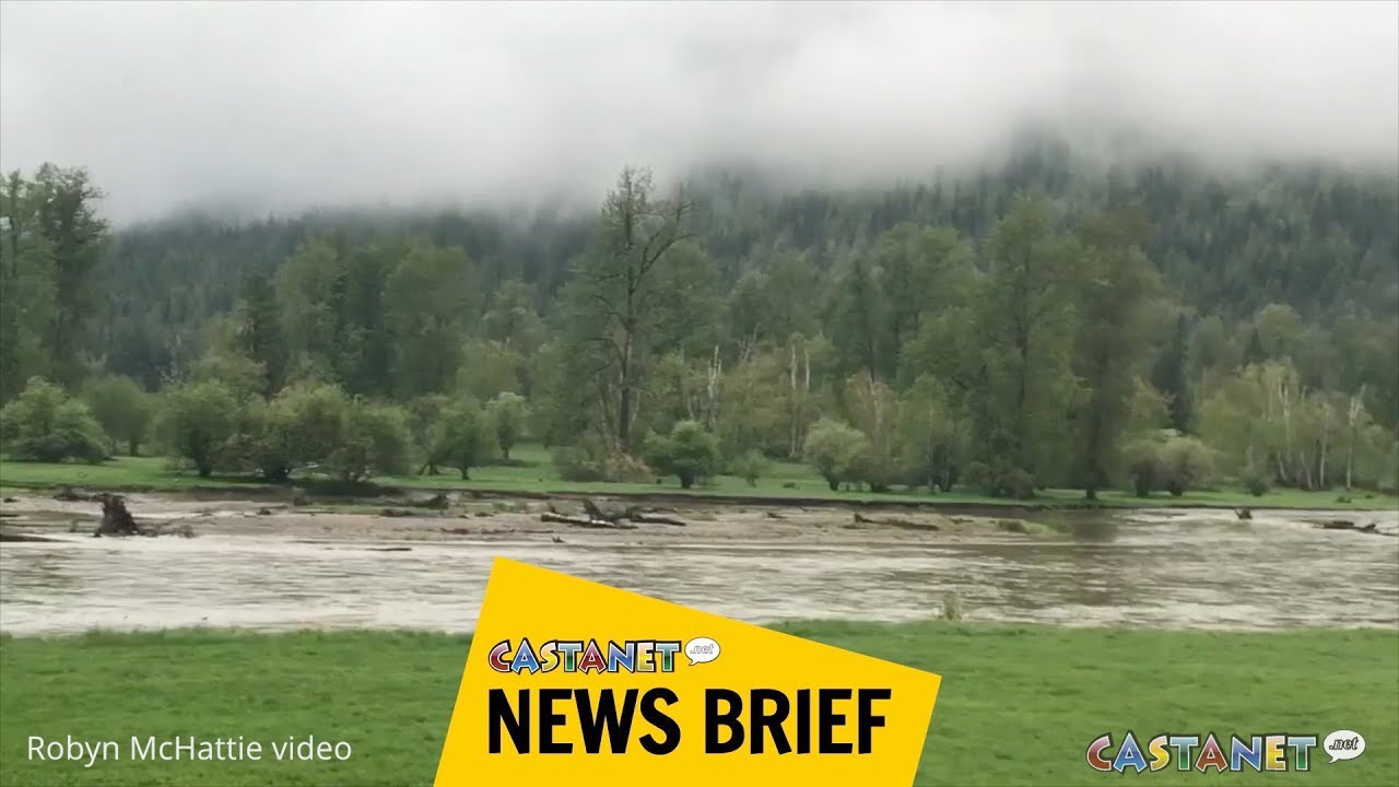 Shuswap river rising