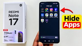 Redmi Note 17 / 17 Pro: How to Hide App