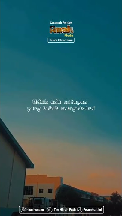 Hanya Allah Yang Sayang - Ustadz Hilman Fauzi - | Hijrah Day #shorts #hijrah #youtubeshorts