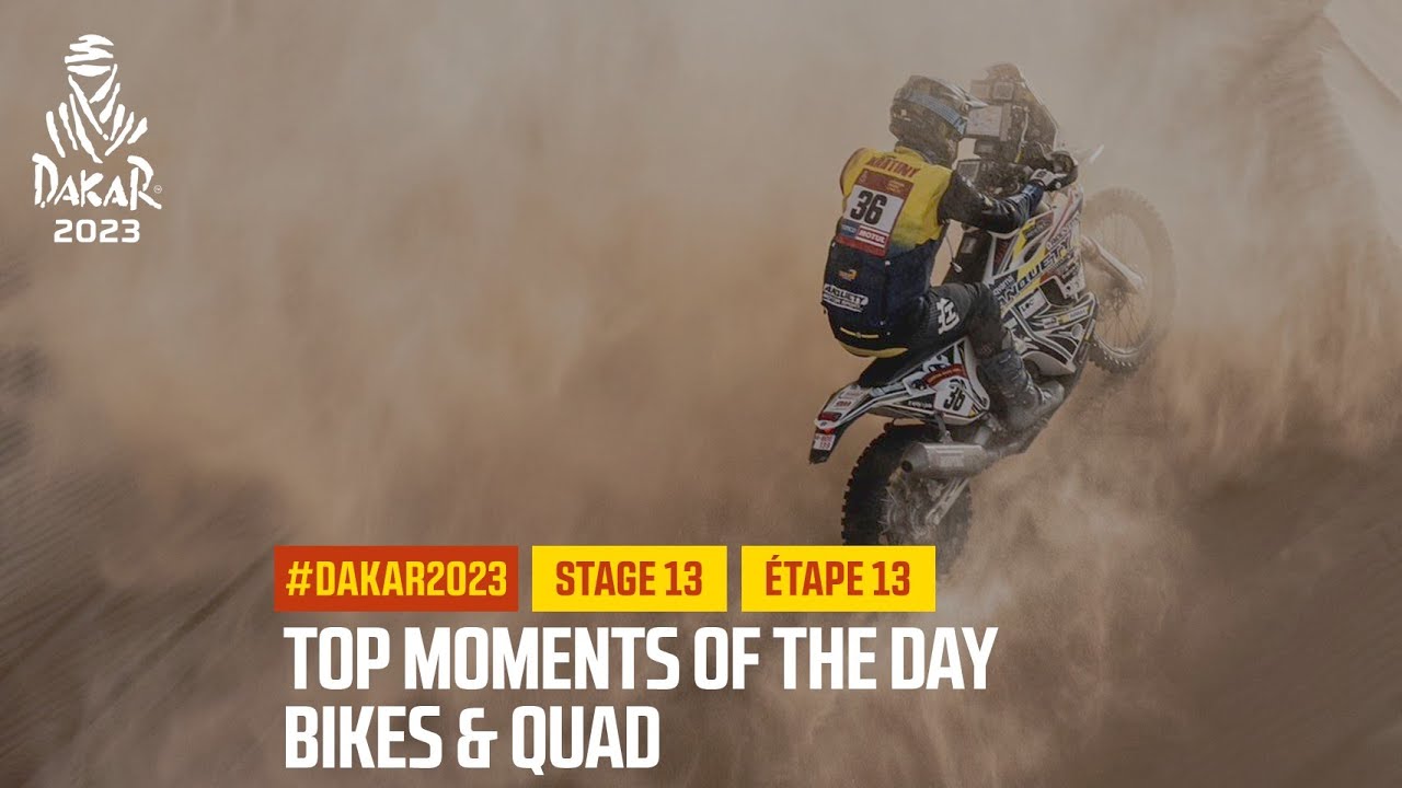 Bikes and Quads Top moments  - Stage 13 - #Dakar2023
