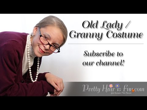 HALLOWEEN COSTUME & MAKEUP IDEA: OLD LADY/ GRANNY