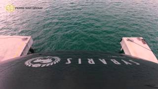 Perini Navi : 70m S/Y Badis : Launch & Mast Step