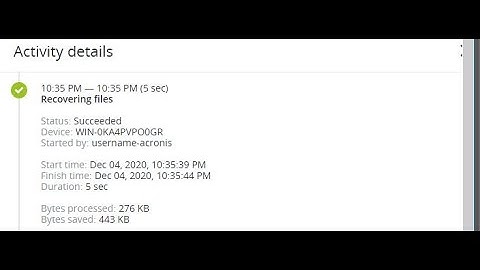 How to Recover File & Folders from Acronis Cyber Protect Backups