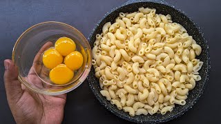 Just Add Eggs With Pasta Its So Delicious/ Simple Healthy Breakfast Recipe/ Cheap & Delicious Recipe