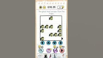 the ghost must escape from the traps level 255:brain test