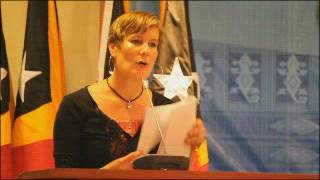Kirsty Sword Gusmao  on International Tourism Conference 2016