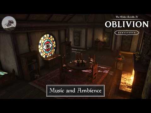 The Elder Scrolls Music & Ambience [4K] | Oblivion Remastered | Mages Guild Dormitory