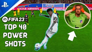 😱Top 40 FIFA 23 Best POWER SHOT 😱 GOALS COMPILATION PS5™