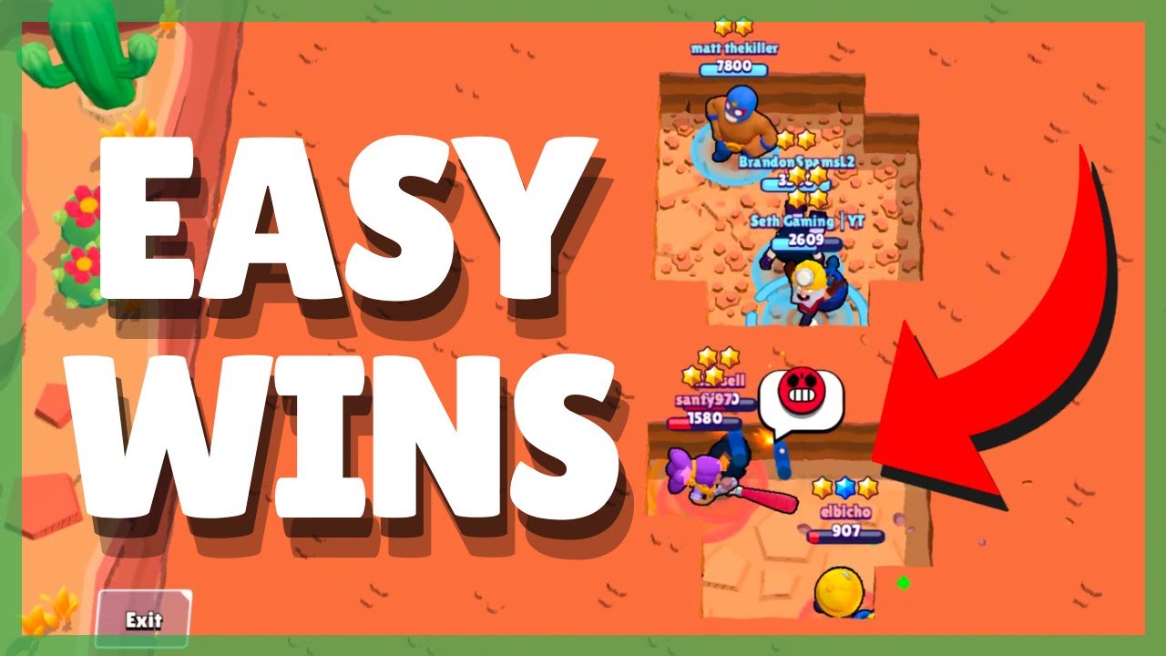 How To Get EASY WINS On This MAP (Brawl Stars) #Shorts