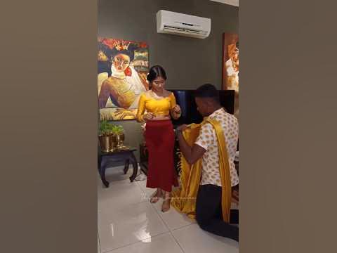 saree dropping professionals - YouTube