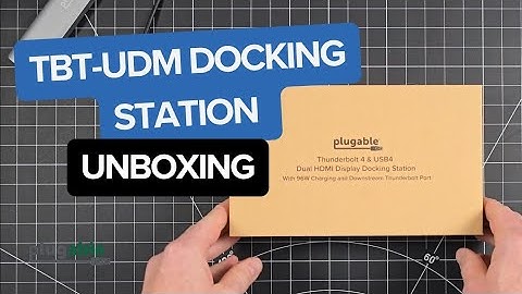 Unboxing the Plugable TBT-UDM 13-in-1 Thunderbolt Docking Station