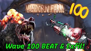 BO7 Zombies Vandorn Farm: Wave 100 Complete + Successful Exfil