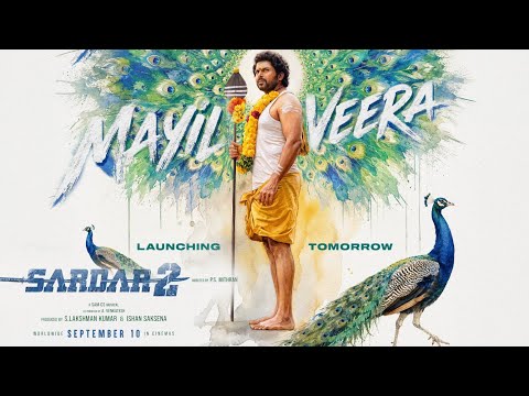 Sardar 2 Mayil Veera Song Promo | Karthi | SJ Surya | Sam CS | PS Mithran | Tamilmvsda