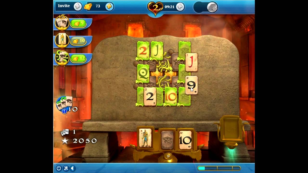 Pyramid Solitaire Saga level 75, 3 stars 😈