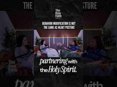Behavior modification is not the same as heart posture #christianpodcast #shorts