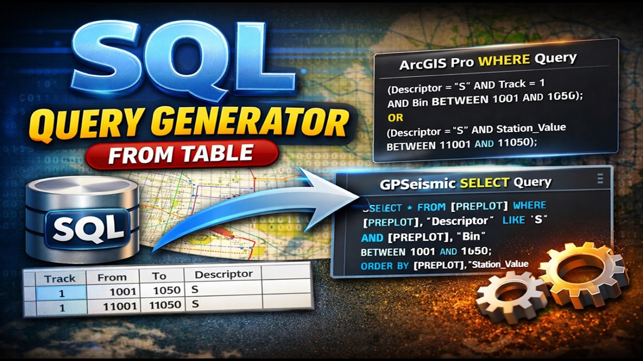 SQL Query Generator for ArcGIS Pro & GPSeismic | From CSV or Table ...