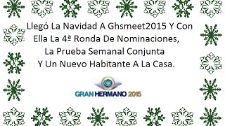 Ghsmeet2015-4ª Ronda De Nominaciones ( santysmeet )