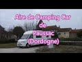 Ref:CDLkLs9ISfs Aire de camping car de paussac (dordogne)  24