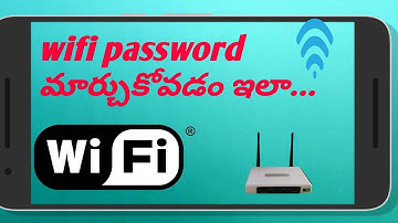 how to change wifi password in telugu || how to change wifi password in mobile