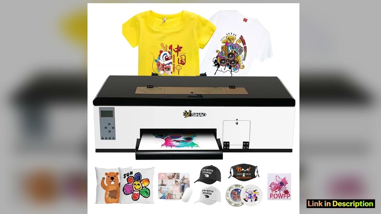 SIHAO A4A3 DTF Printer XP600 Print Head Double Printing Speed DIY TShirts Garment Customization