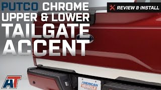 2015-2017 F150 Putco Chrome Tailgate Upper and Lower Accent Review & Install