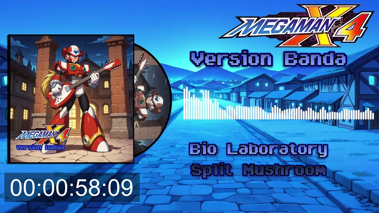 Mega Man X4 (Version Banda) - Bio Laboratory - Split Mushroom