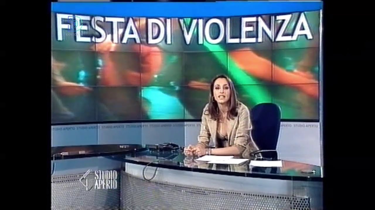 Studio aperto (edizione della sera) + meteo - 12 aprile 2001