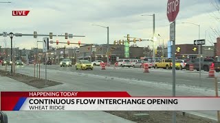 Continuous flow interchange opening in What Ridge