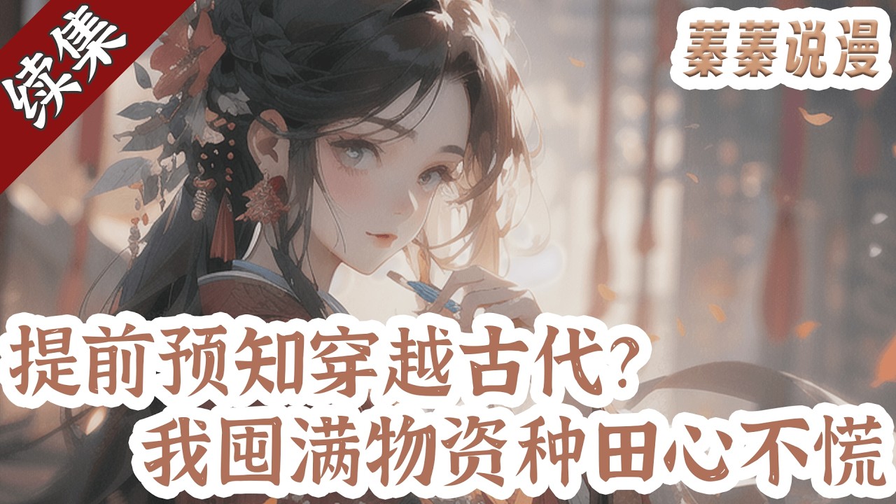 [第二集]续集小说💕《提前预知穿越古代？我囤满物资种田心不慌》23世纪父母双亡的苏挽星做梦后绑定了智能万象空间，预感要穿越到梦中的世界，疯狂开始囤货，要的就是安全感！#小说 #蓁蓁说漫