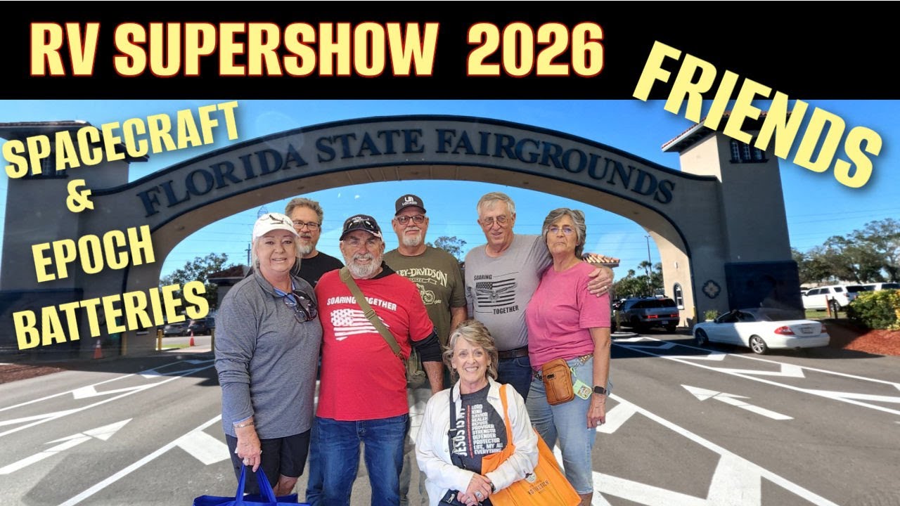 Friends, SpaceCraft and Epoch Batteries at the Florida RV SuperShow 2026