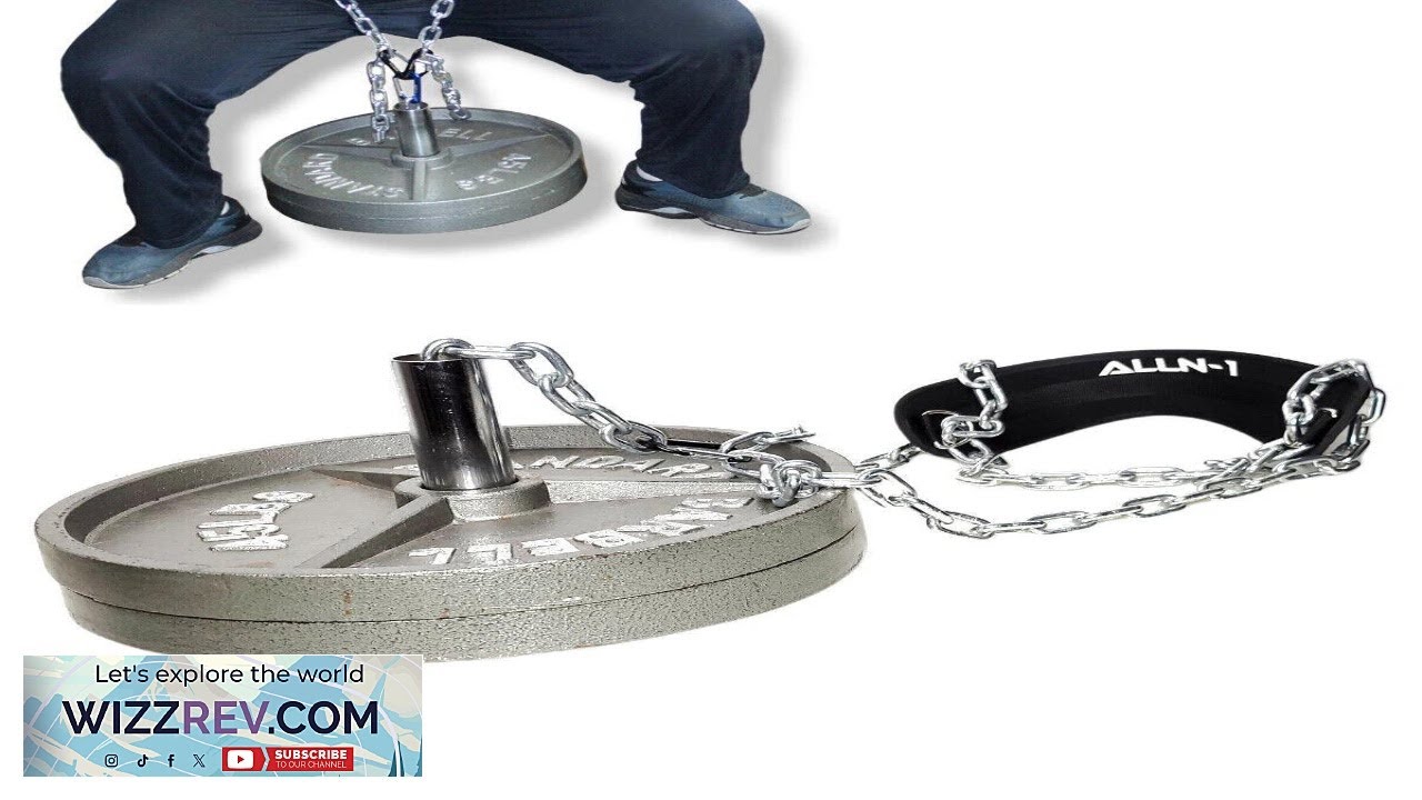 8" F2 Belt Squat Adapter + Belt (also for Sumo Squats Lunges