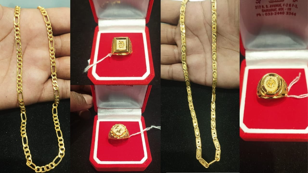 Men Gold Jewellery Design@Crazy Jena 