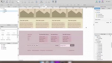 Axure Exercice 4 : Adding Links to make the Met prototyping browsable