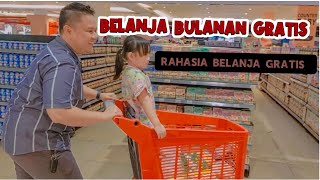 SYAQINA BELANJA BULANAN GRATIS‼️DI TRANSMART‼️ #viral #trending