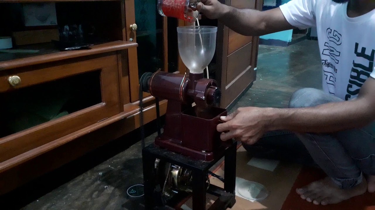 Grinder kopi rusak pake dinamo mesin cuci