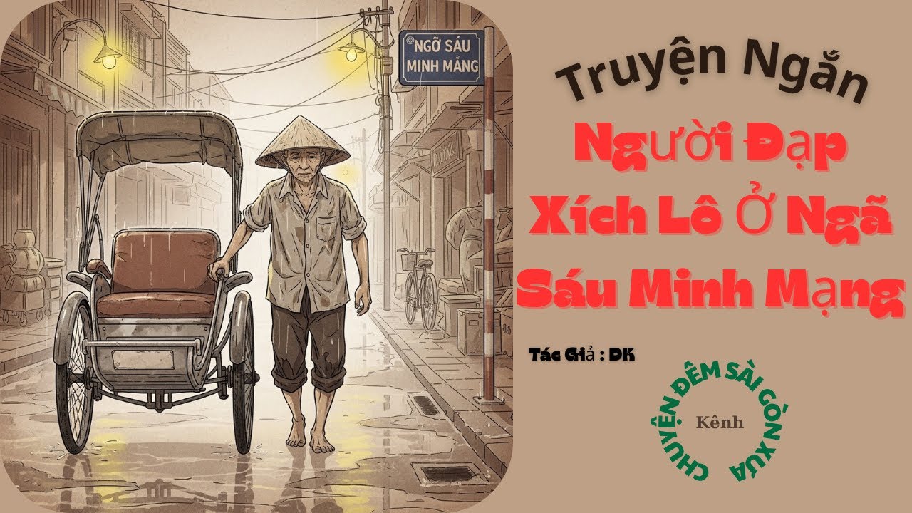 Chuyện Đêm Sài Gòn Xưa : Người Đạp Xích Lô Ở Ngã Sáu Minh Mạng” – Chuyến Xe Cuối Của Một Đời Người