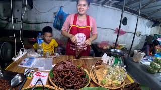 Night Street Food Market - Laos Best Street Food Compilation